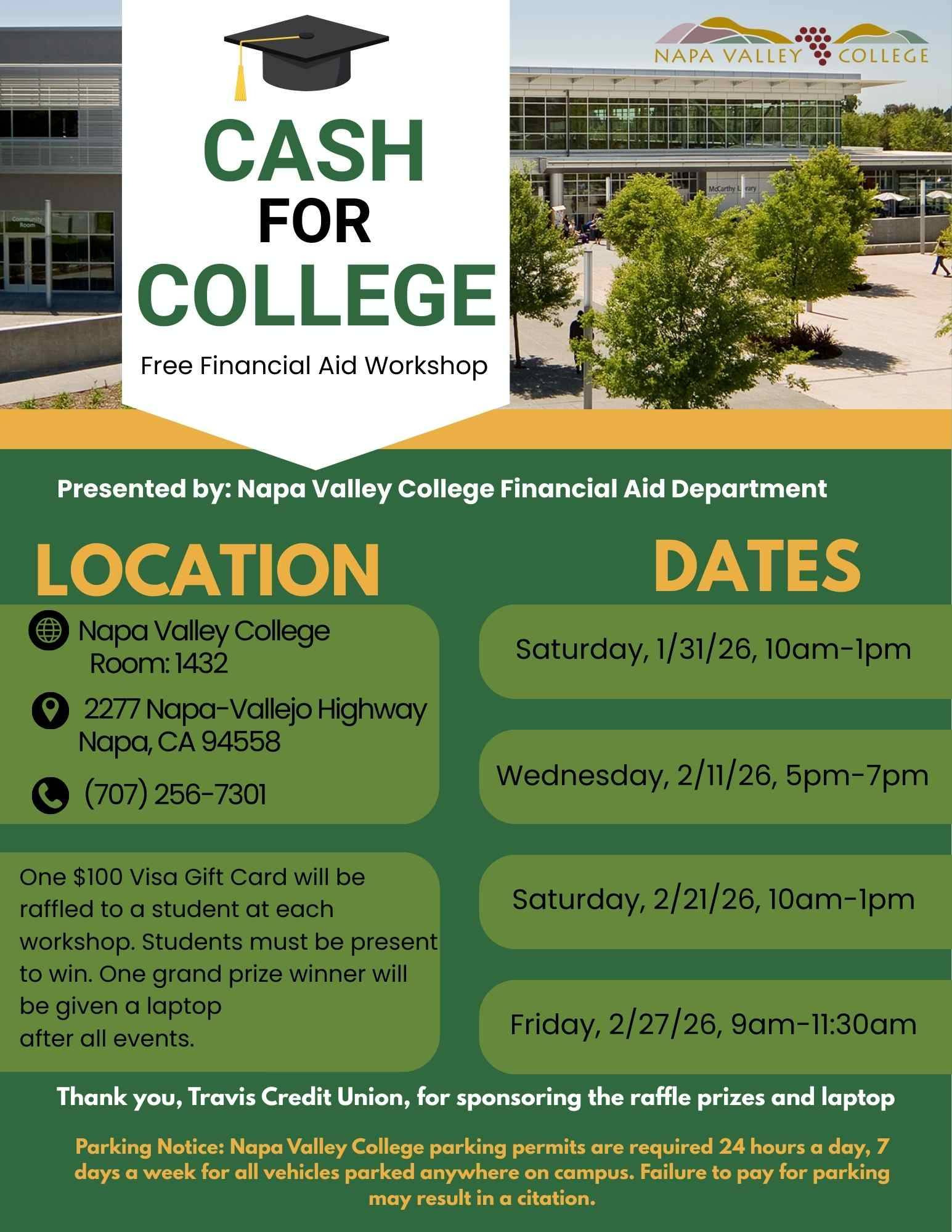 Cash for College Flyer page 1 1.13.26