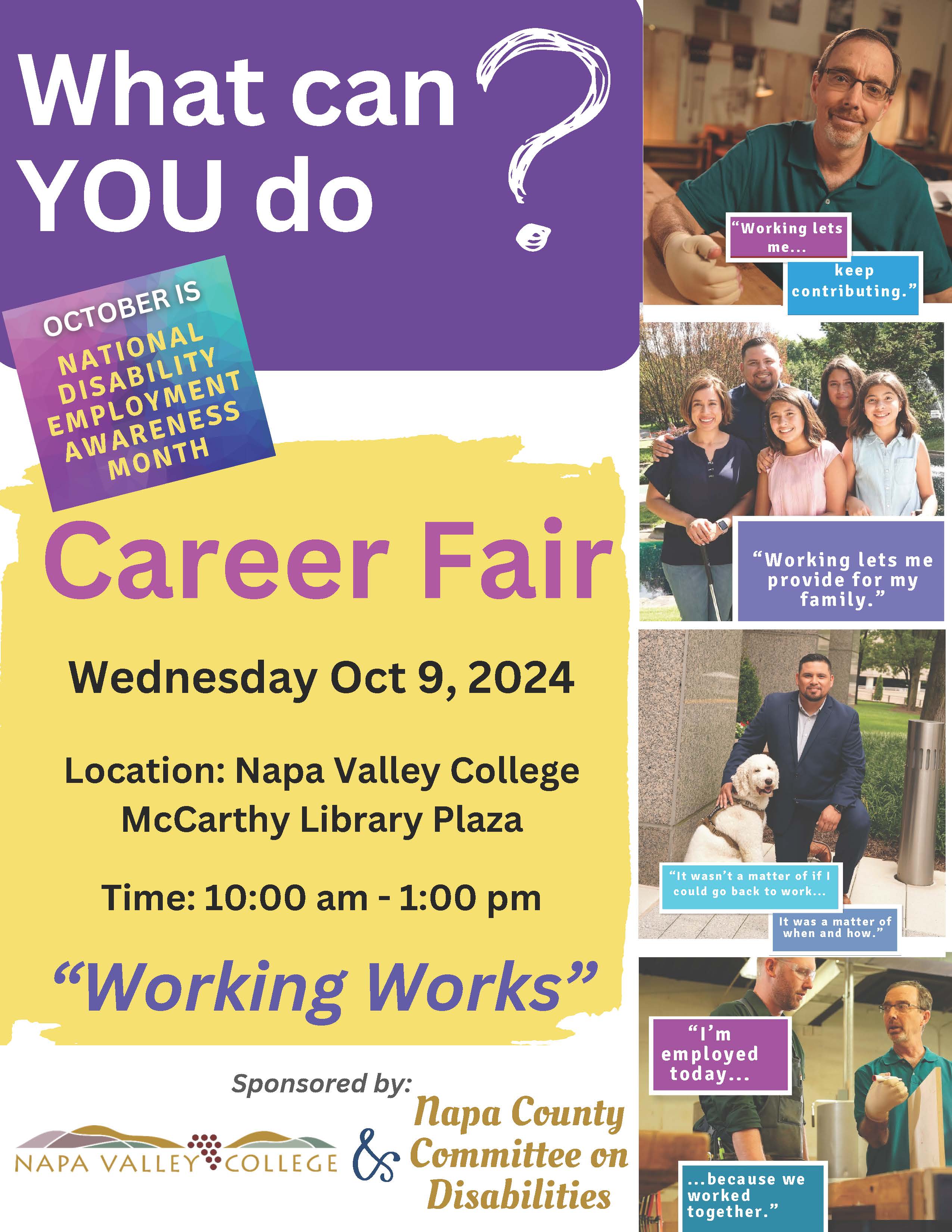 Career Fair Working Works Oct 9