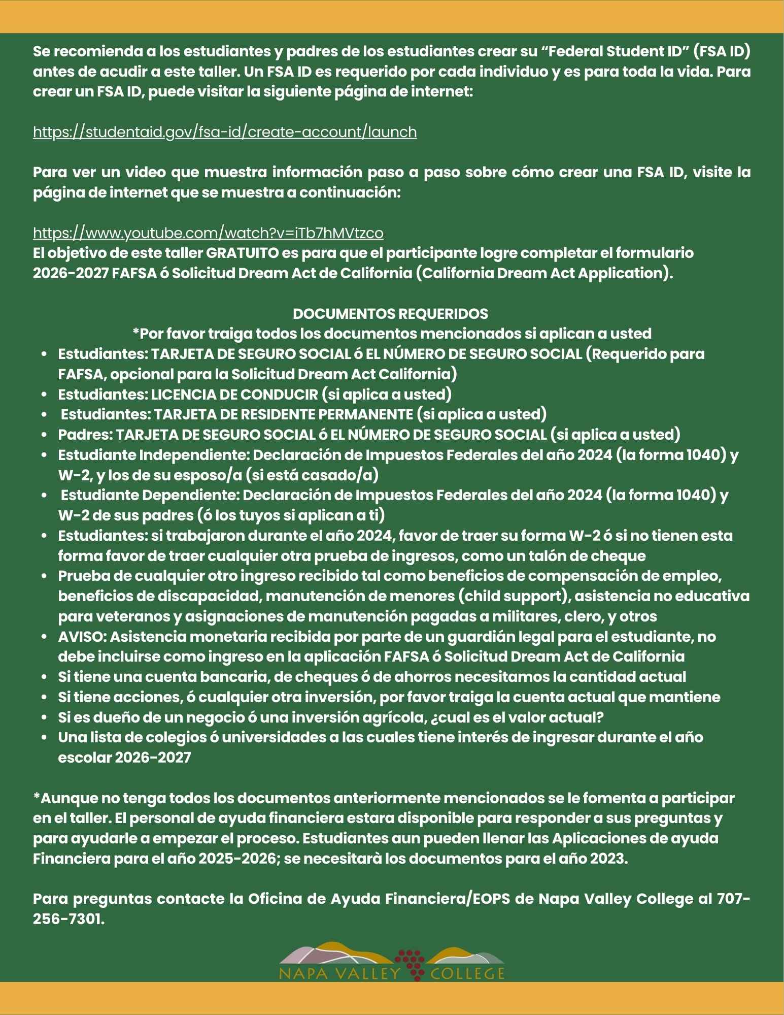 cash for college pg.1 spn