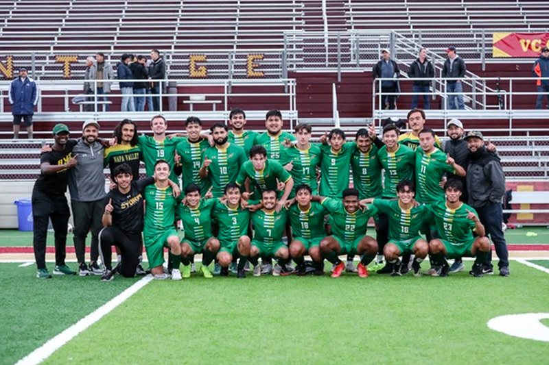 Men's soccer team group photo