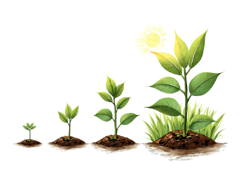seedling growing