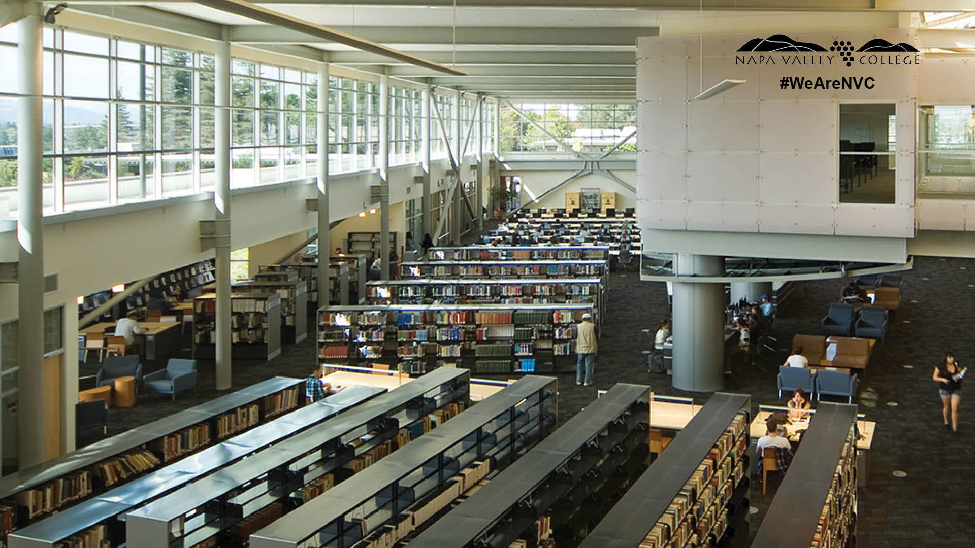 Inside library